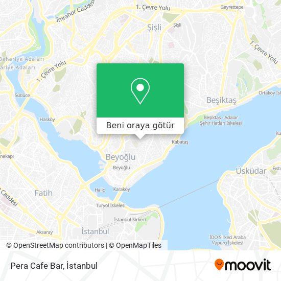 Pera Cafe Bar harita
