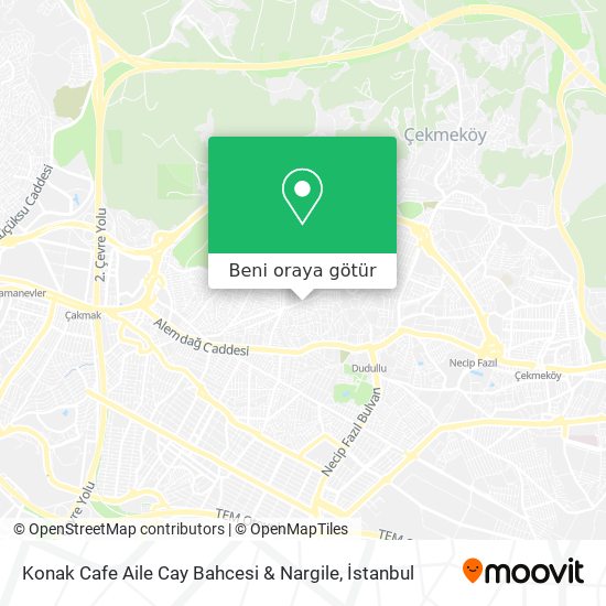 Konak Cafe Aile Cay Bahcesi & Nargile harita