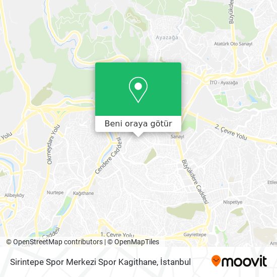Sirintepe Spor Merkezi Spor Kagithane harita