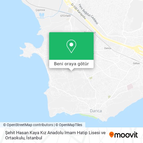 Şehit Hasan Kaya Kız Anadolu Imam Hatip Lisesi ve Ortaokulu harita