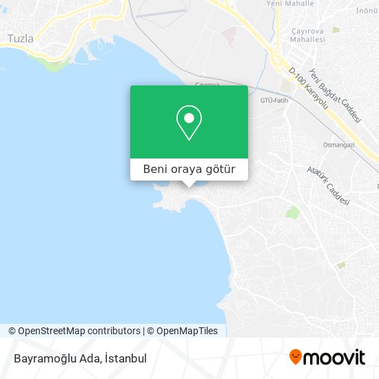 Bayramoğlu Ada harita