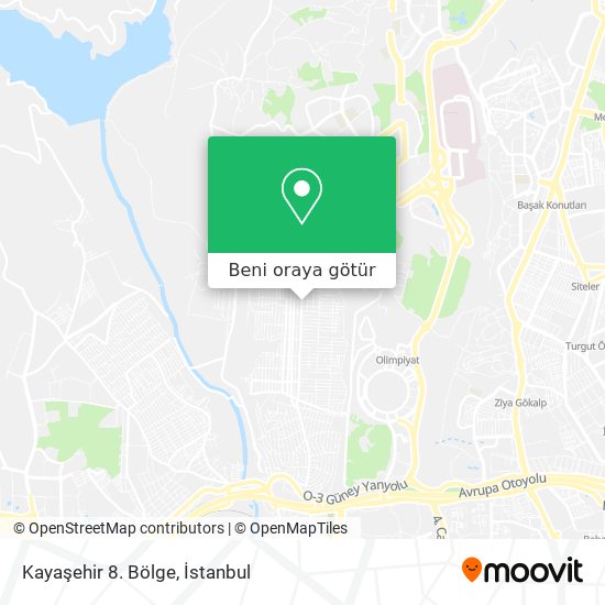 Kayaşehir 8. Bölge harita
