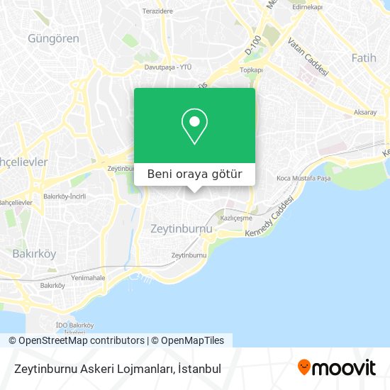 Zeytinburnu Askeri Lojmanları harita