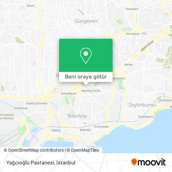 Yağcıoğlu Pastanesi harita