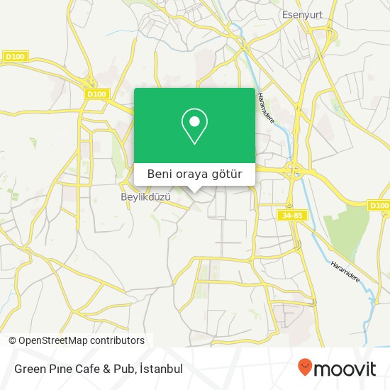 Green Pıne Cafe & Pub harita