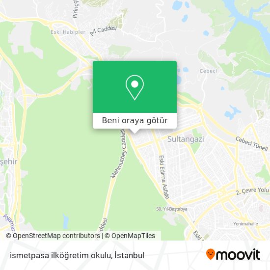 ismetpasa ilköğretim okulu harita
