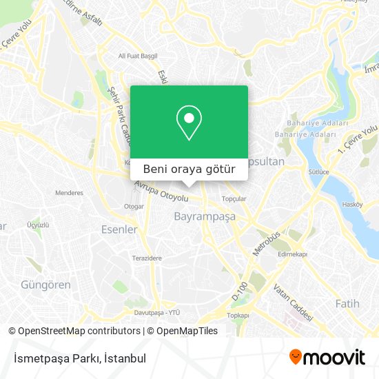 İsmetpaşa Parkı harita