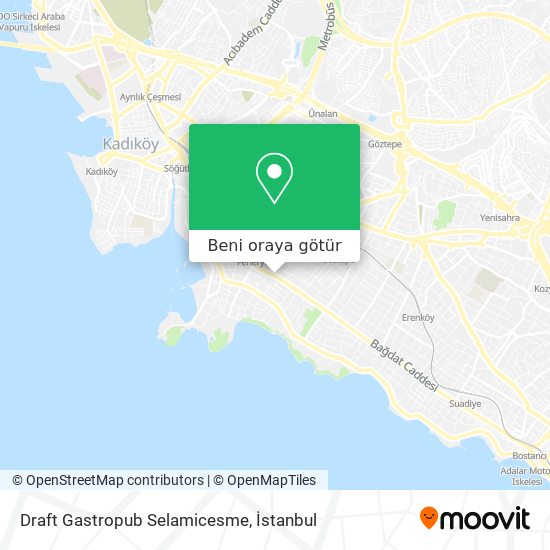 Draft Gastropub Selamicesme harita