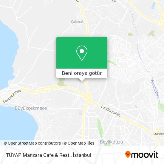 TÜYAP Manzara Cafe & Rest. harita