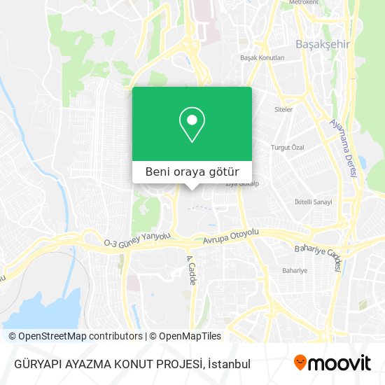 GÜRYAPI AYAZMA KONUT PROJESİ harita