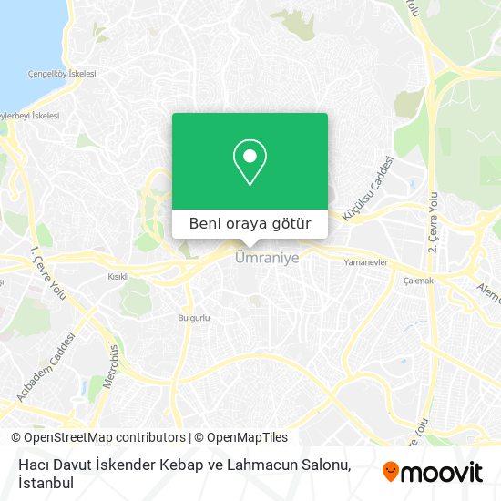 Hacı Davut İskender Kebap ve Lahmacun Salonu harita
