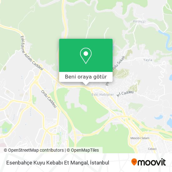 Esenbahçe Kuyu Kebabı Et Mangal harita