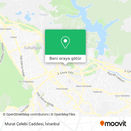 Murat Çelebi Caddesi harita