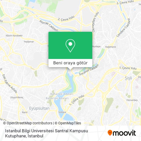 Istanbul Bilgi Universitesi Santral Kampusu Kutuphane harita
