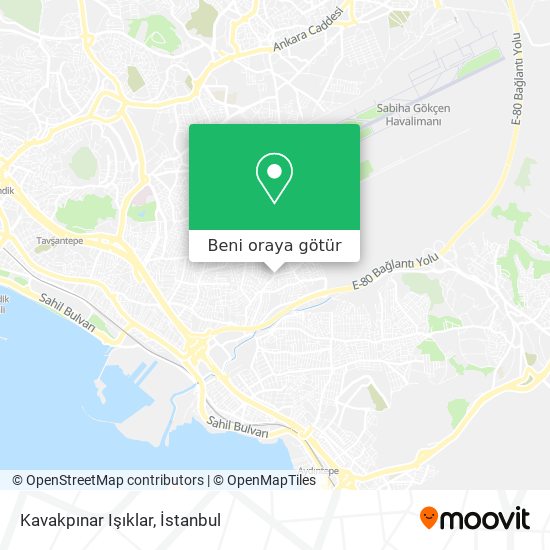 Kavakpınar Işıklar harita