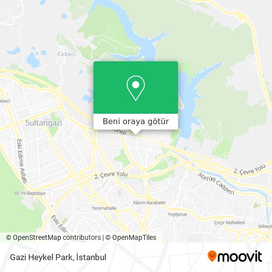 Gazi Heykel Park harita