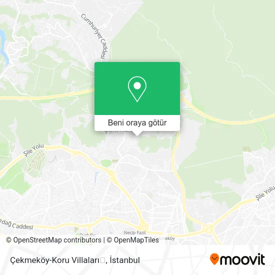 Çekmeköy-Koru Villaları🏡 harita