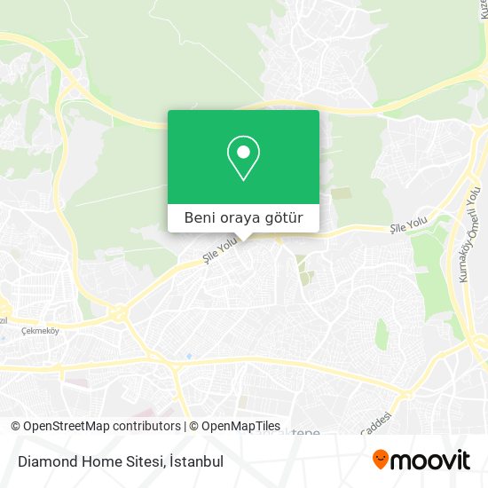 Diamond Home Sitesi harita