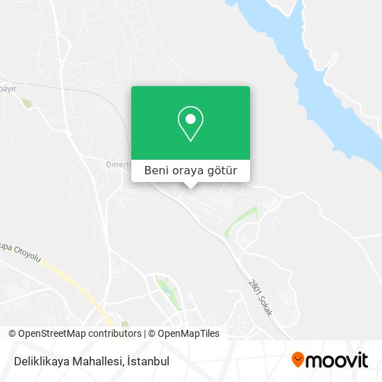 Deliklikaya Mahallesi harita