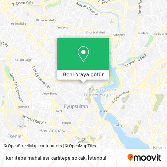 karlıtepe mahallesi karlıtepe sokak harita