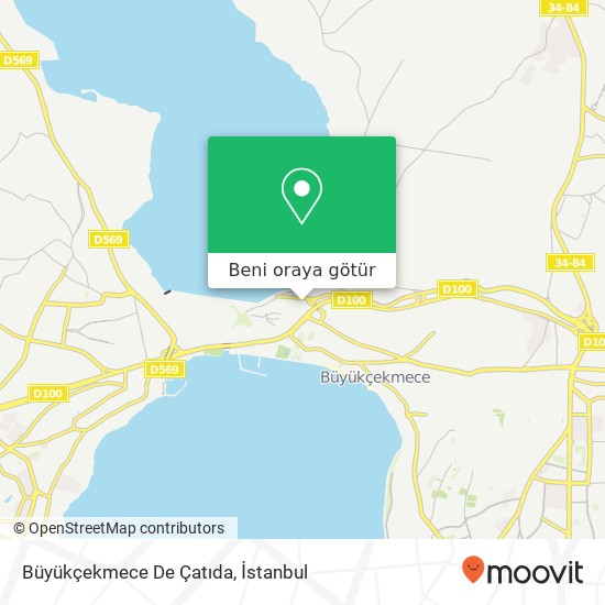 Büyükçekmece De Çatıda harita