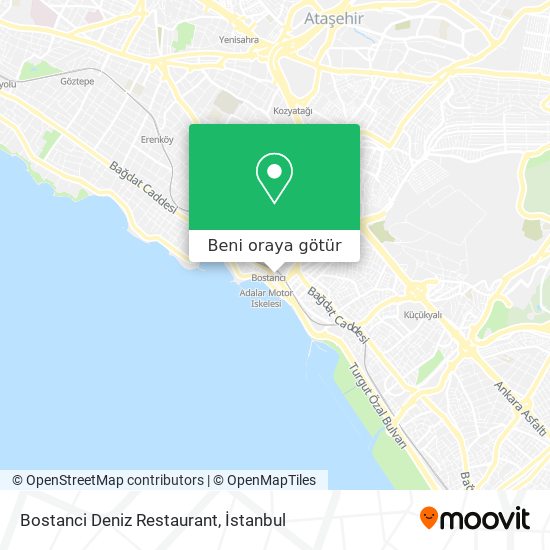Bostanci Deniz Restaurant harita
