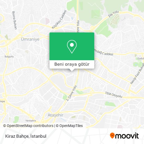 Kiraz Bahçe harita