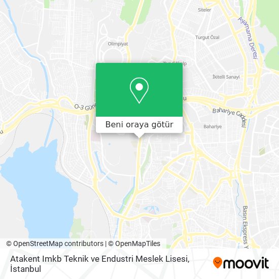 Atakent Imkb Teknik ve Endustri Meslek Lisesi harita