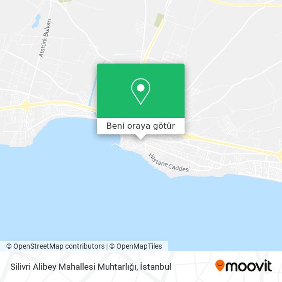 Silivri Alibey Mahallesi Muhtarlığı harita