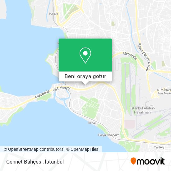 Cennet Bahçesi harita