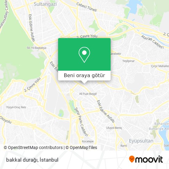 bakkal durağı harita