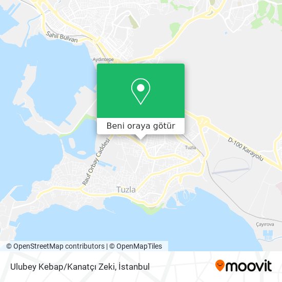 Ulubey Kebap/Kanatçı Zeki harita
