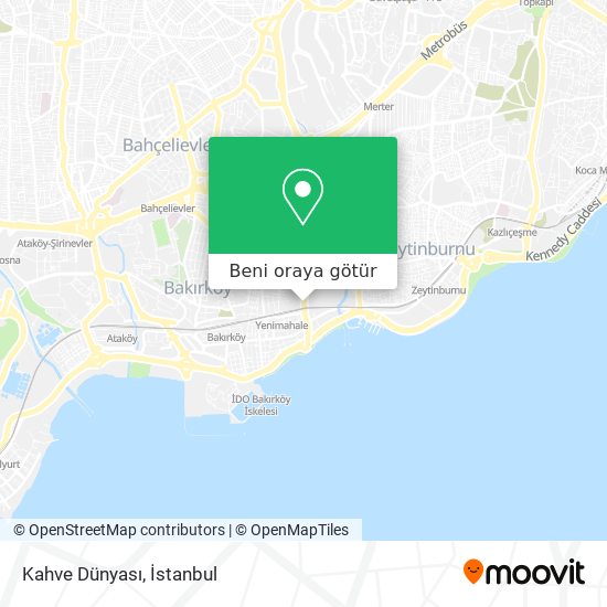 Kahve Dünyası harita