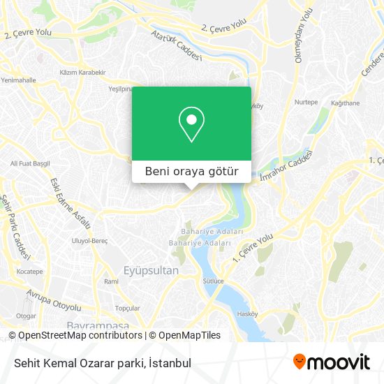 Sehit Kemal Ozarar parki harita