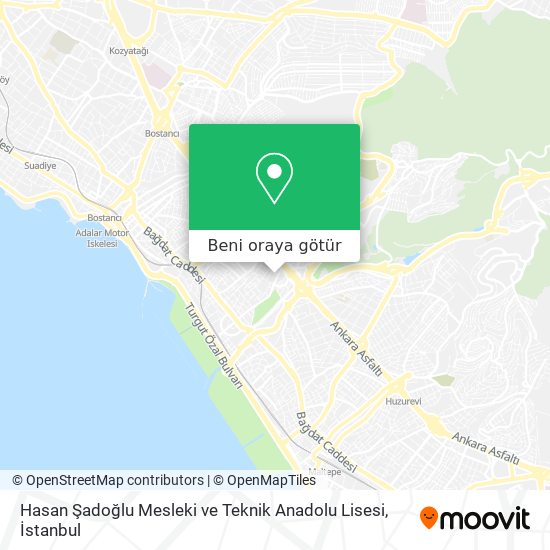 Hasan Şadoğlu Mesleki ve Teknik Anadolu Lisesi harita