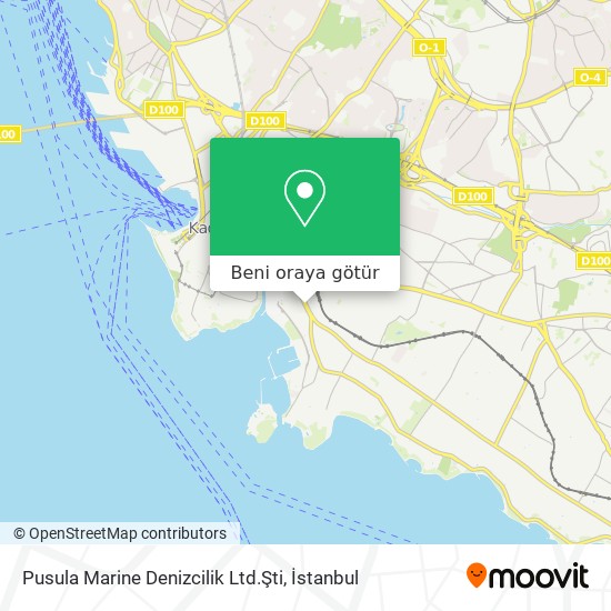 Pusula Marine Denizcilik Ltd.Şti harita