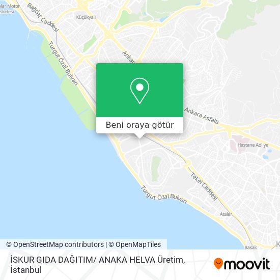 İSKUR GIDA DAĞITIM/ ANAKA HELVA Üretim harita