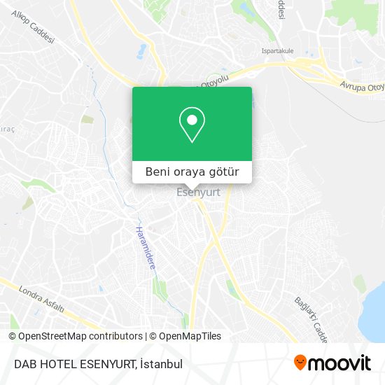 DAB HOTEL ESENYURT harita