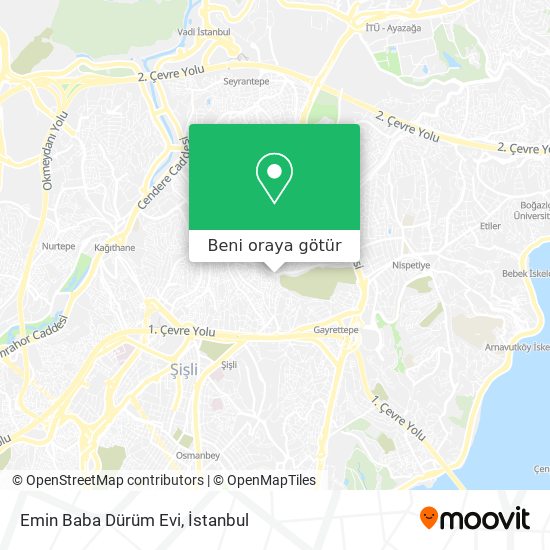 Emin Baba Dürüm Evi harita
