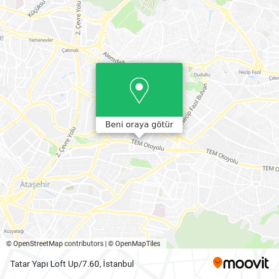 Tatar Yapı Loft Up/7.60 harita