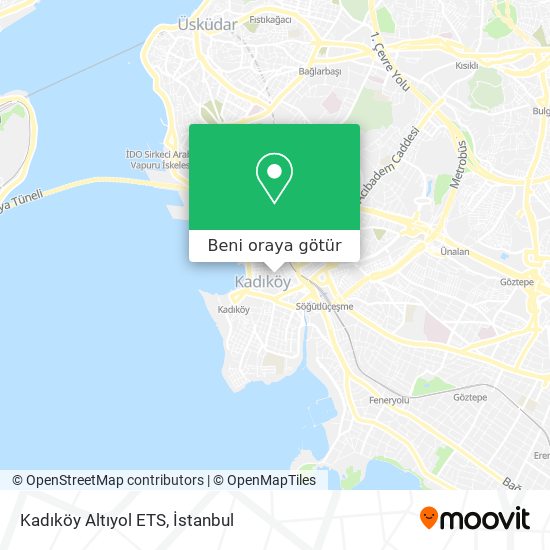 Kadıköy Altıyol ETS harita