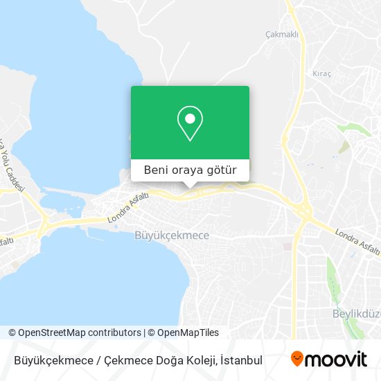 Büyükçekmece / Çekmece Doğa Koleji harita