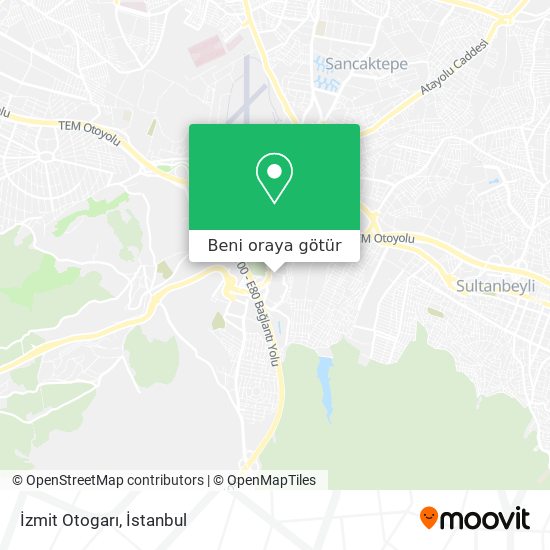 İzmit Otogarı harita