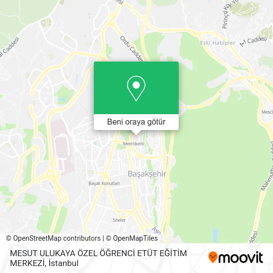 MESUT ULUKAYA ÖZEL ÖĞRENCİ ETÜT EĞİTİM MERKEZİ harita