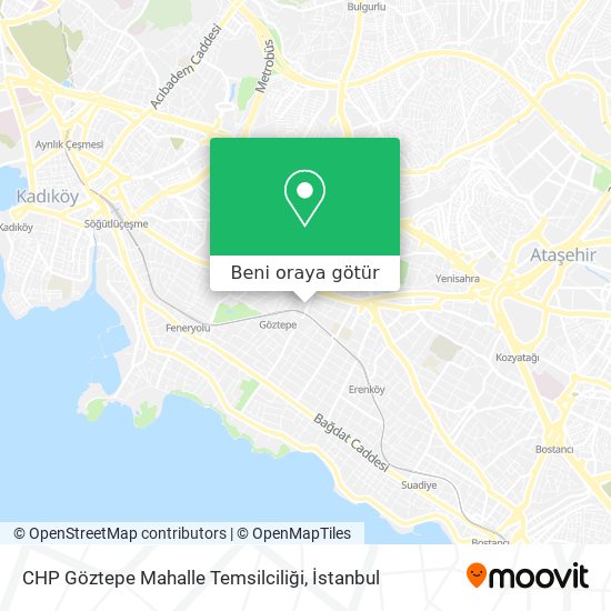 CHP Göztepe Mahalle Temsilciliği harita