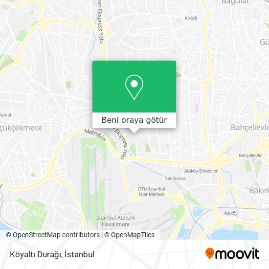 Köyaltı Durağı harita