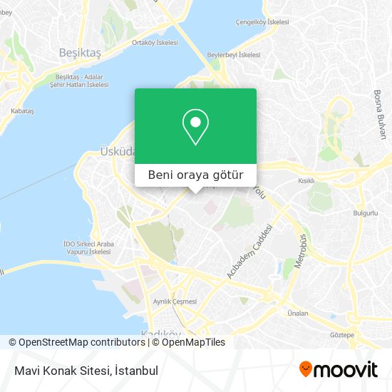 Mavi Konak Sitesi harita
