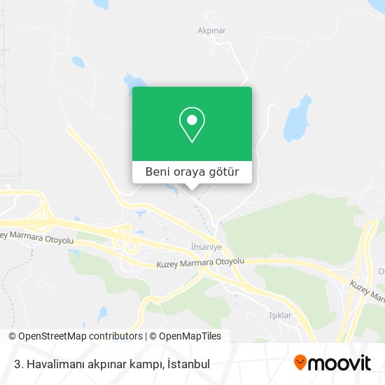 3. Havalimanı akpınar kampı harita