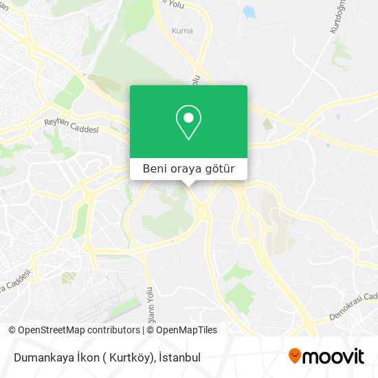 Dumankaya İkon ( Kurtköy) harita