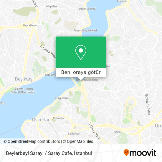 Beylerbeyi Sarayı / Saray Cafe harita